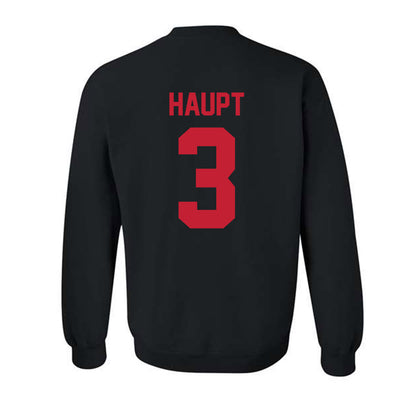 New Mexico - NCAA Men's Basketball : Luke Haupt - Classic Shersey Crewneck Sweatshirt-1