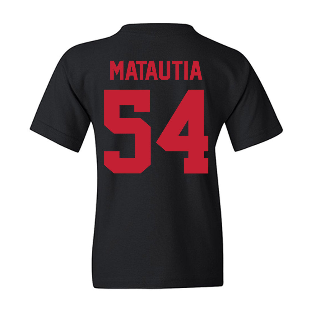 New Mexico - NCAA Football : Jojo Matautia - Classic Shersey Youth T-Shirt-1
