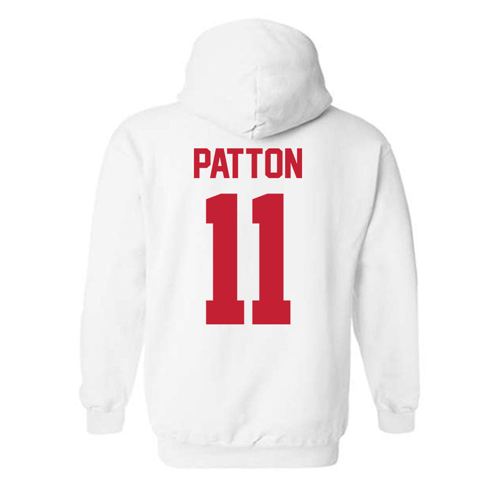 New Mexico - NCAA Men's Basketball : Kallai Patton - Classic Shersey Hooded Sweatshirt-1