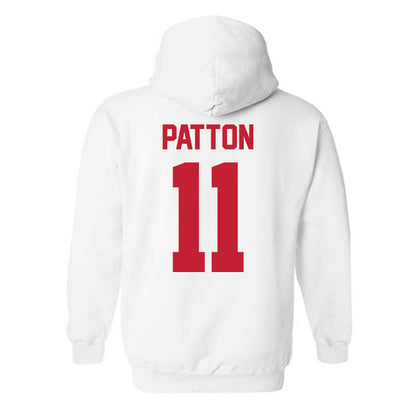 New Mexico - NCAA Men's Basketball : Kallai Patton - Classic Shersey Hooded Sweatshirt-1