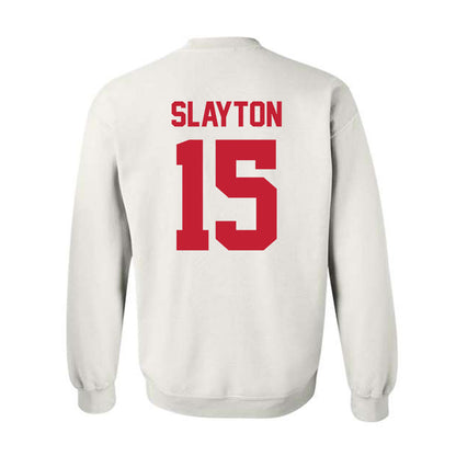 New Mexico - NCAA Football : Xavier Slayton - Classic Shersey Crewneck Sweatshirt-1