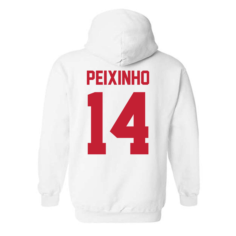 New Mexico - NCAA Women's Basketball : Leonor Peixinho - Classic Shersey Hooded Sweatshirt-1