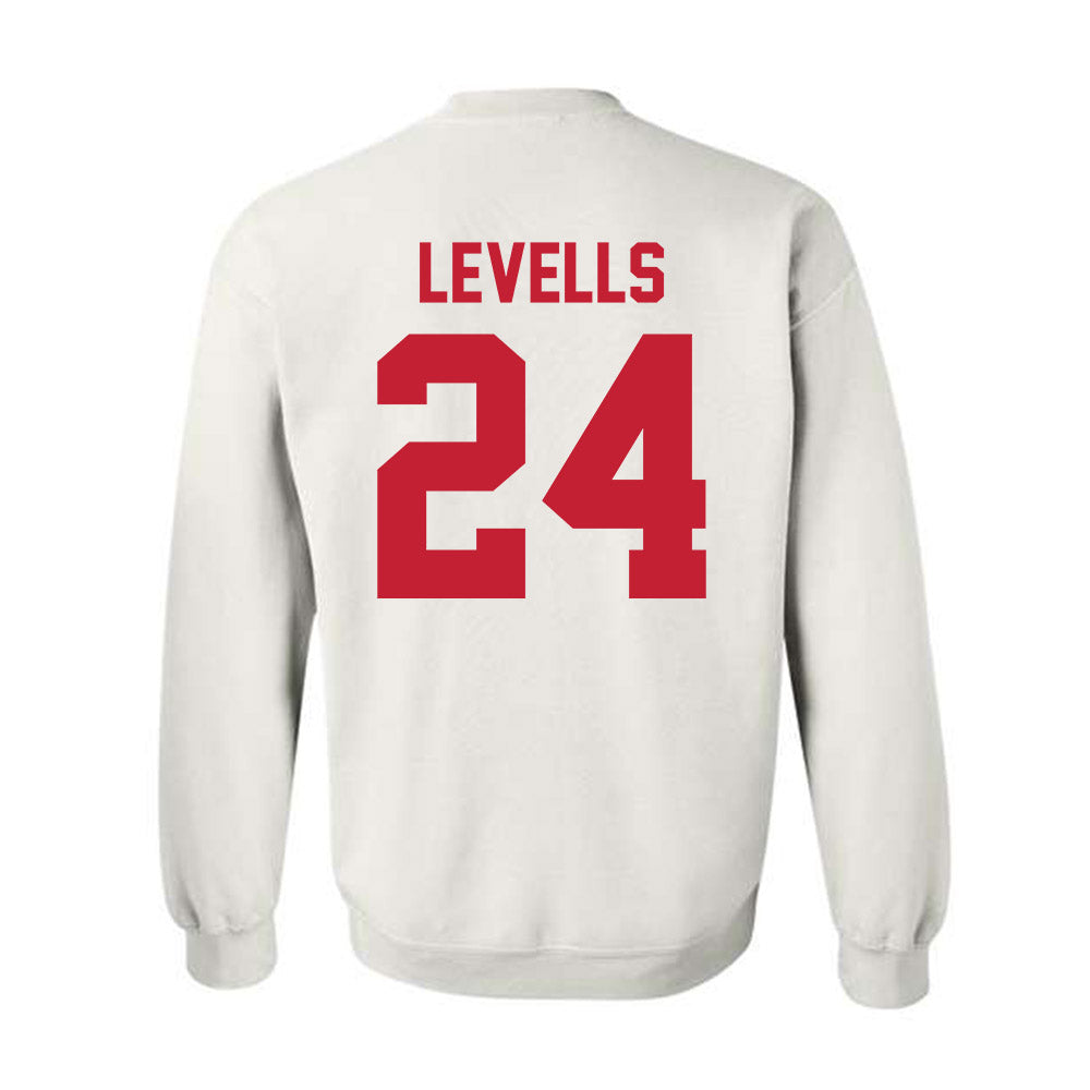 New Mexico - NCAA Football : Bear Levells - Classic Shersey Crewneck Sweatshirt-1