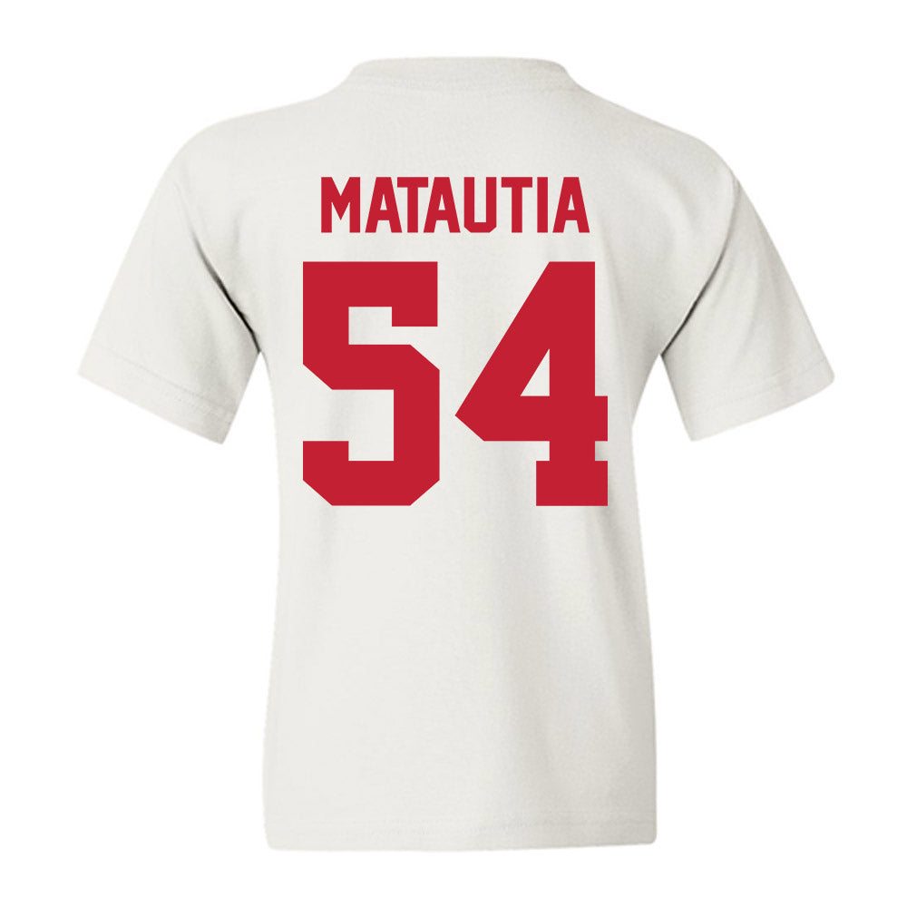 New Mexico - NCAA Football : Jojo Matautia - Classic Shersey Youth T-Shirt-1