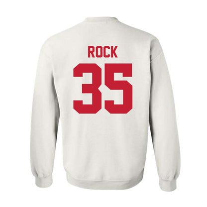 New Mexico - NCAA Men's Basketball : JT Rock - Classic Shersey Crewneck Sweatshirt-1