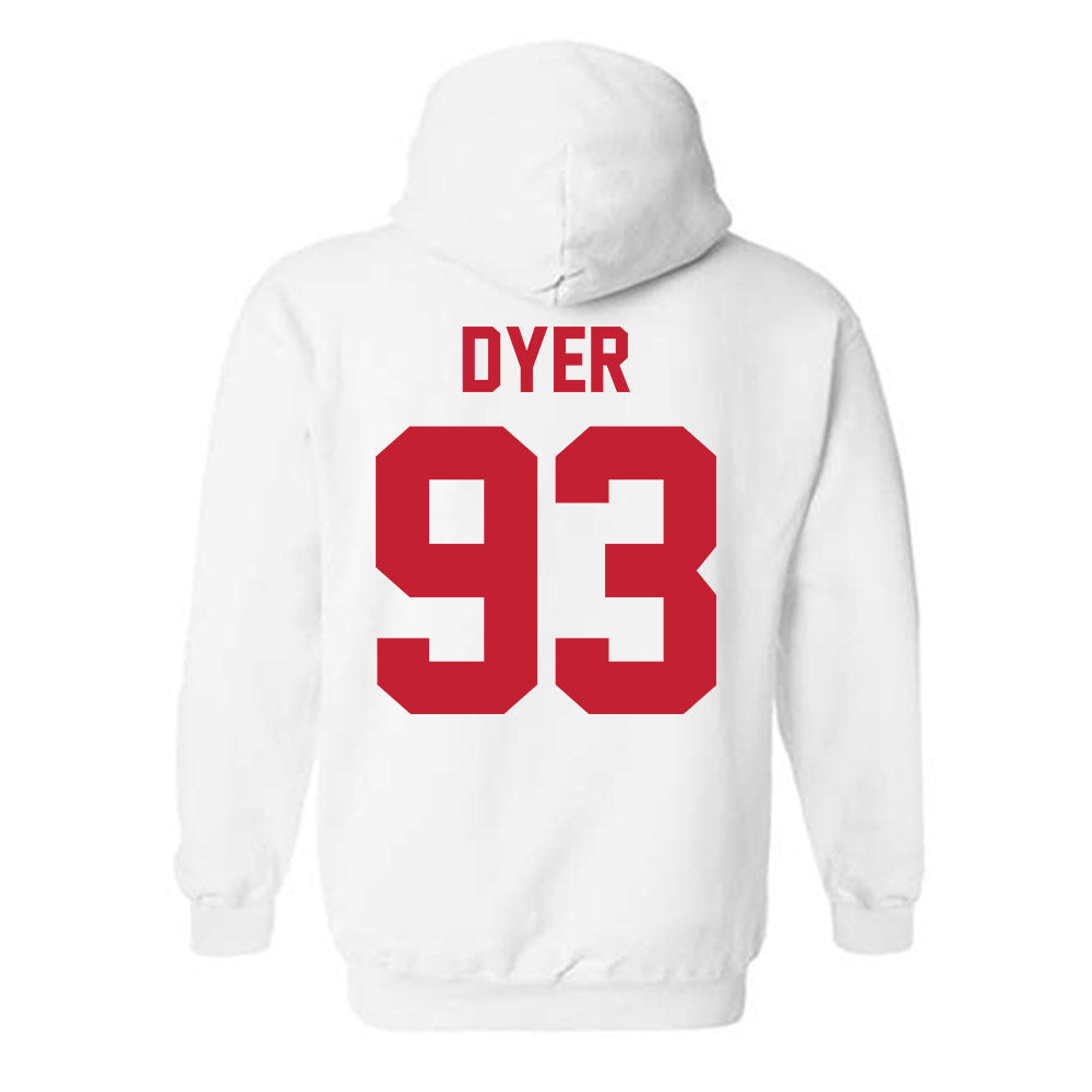 New Mexico - NCAA Football : Deven Dyer - Classic Shersey Hooded Sweatshirt-1