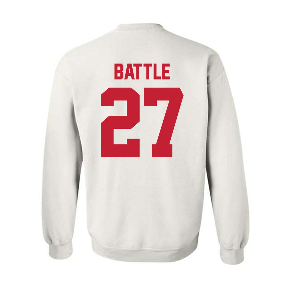 New Mexico - NCAA Football : Kj Battle - Classic Shersey Crewneck Sweatshirt-1
