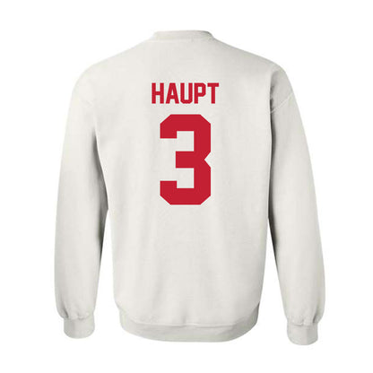 New Mexico - NCAA Men's Basketball : Luke Haupt - Classic Shersey Crewneck Sweatshirt-1