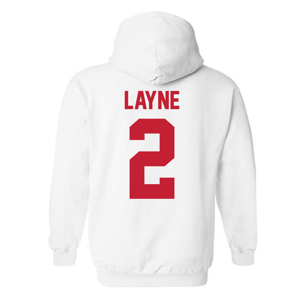 New Mexico - NCAA Football : Jack Layne - Classic Shersey Hooded Sweatshirt-1