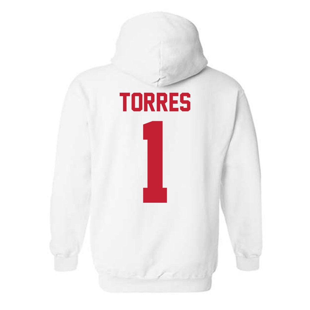 New Mexico - NCAA Football : Jahmir Torres - Classic Shersey Hooded Sweatshirt-1