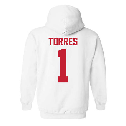 New Mexico - NCAA Football : Jahmir Torres - Classic Shersey Hooded Sweatshirt-1