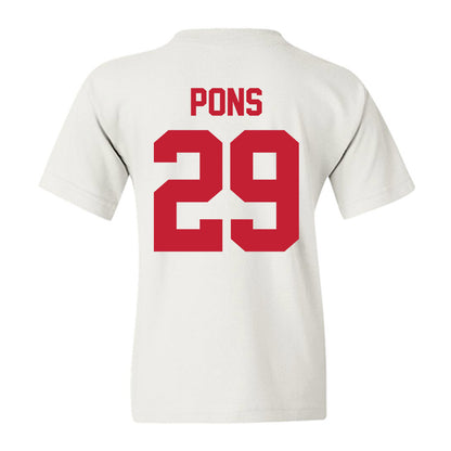 New Mexico - NCAA Men's Basketball : Timeo Pons - Classic Shersey Youth T-Shirt-1