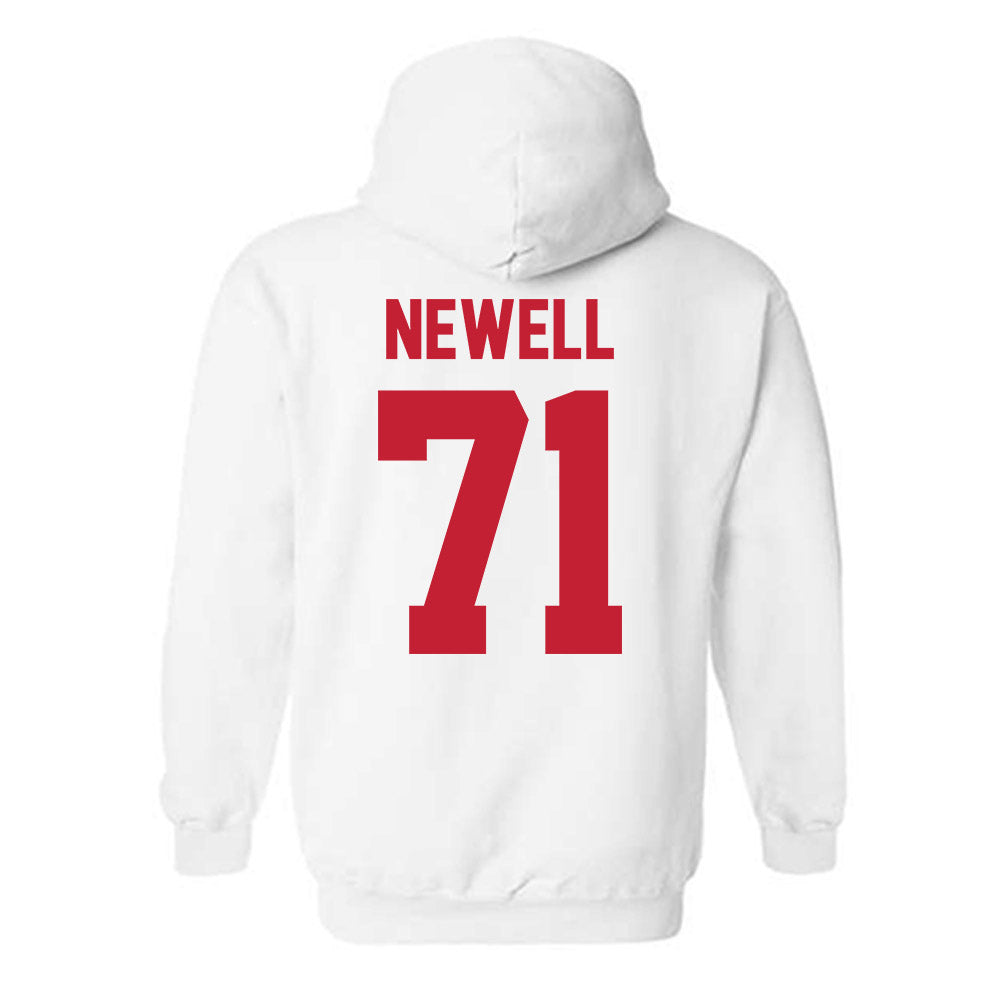 New Mexico - NCAA Football : Danzel Newell - Classic Shersey Hooded Sweatshirt-1