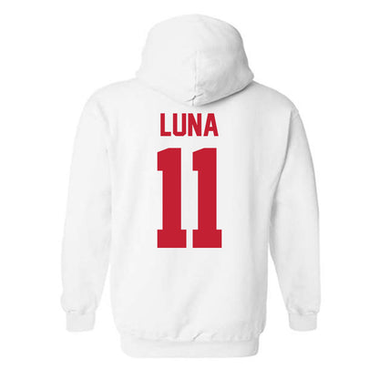 New Mexico - NCAA Men's Golf : Valentin Luna - Classic Shersey Hooded Sweatshirt-1