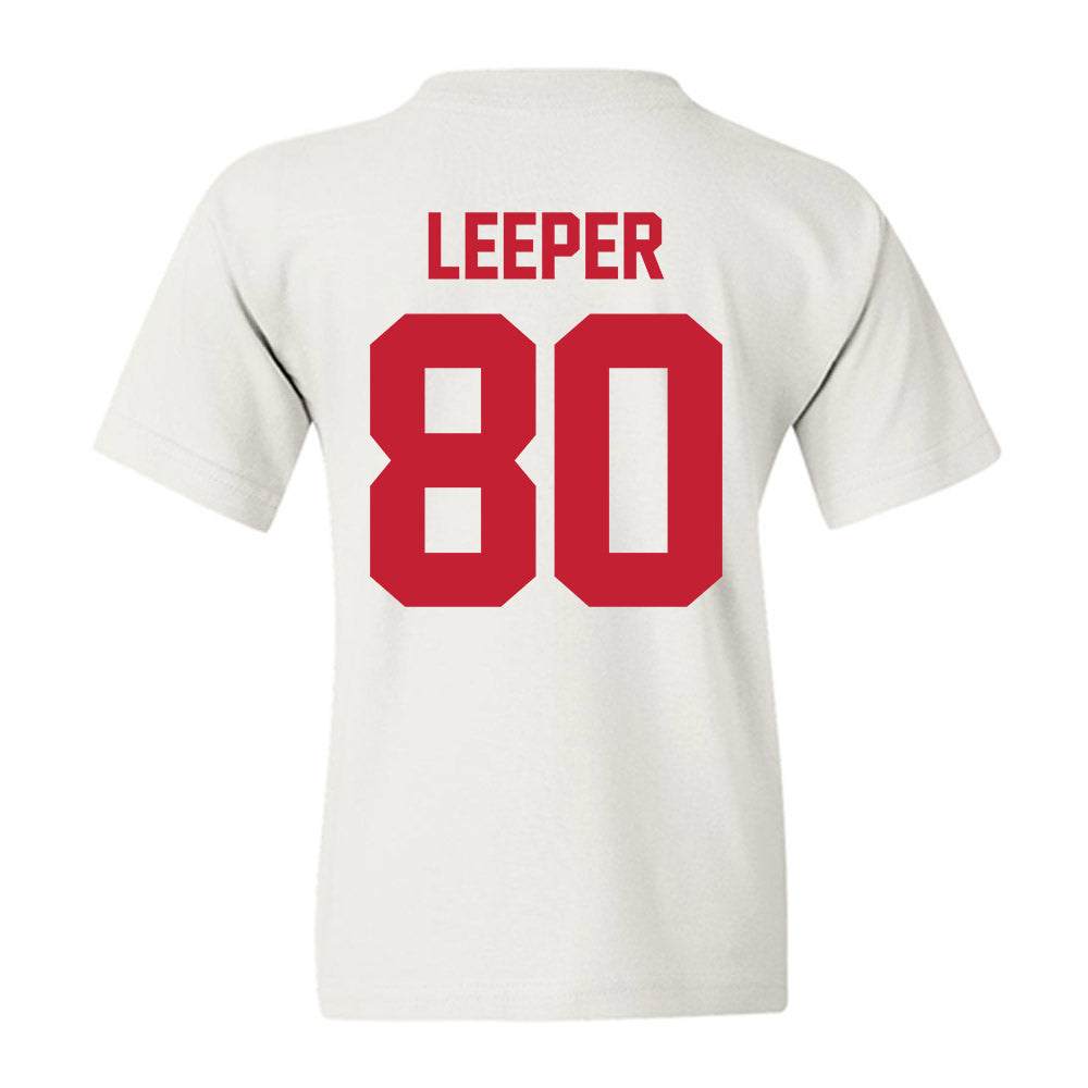 New Mexico - NCAA Football : Max Leeper - Classic Shersey Youth T-Shirt-1