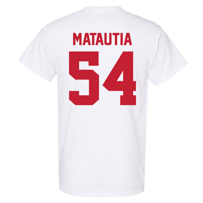 New Mexico - NCAA Football : Jojo Matautia - Classic Shersey T-Shirt-1