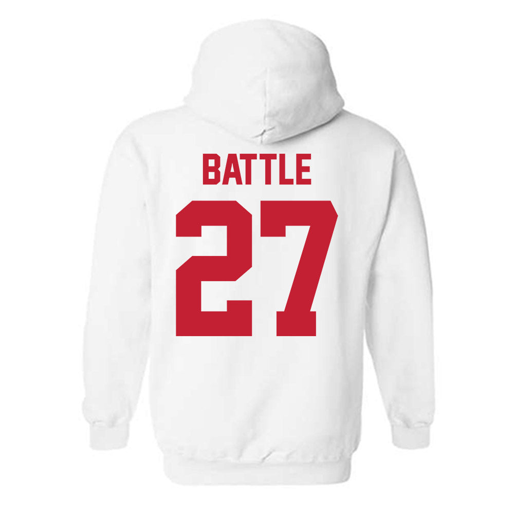 New Mexico - NCAA Football : Kj Battle - Classic Shersey Hooded Sweatshirt-1