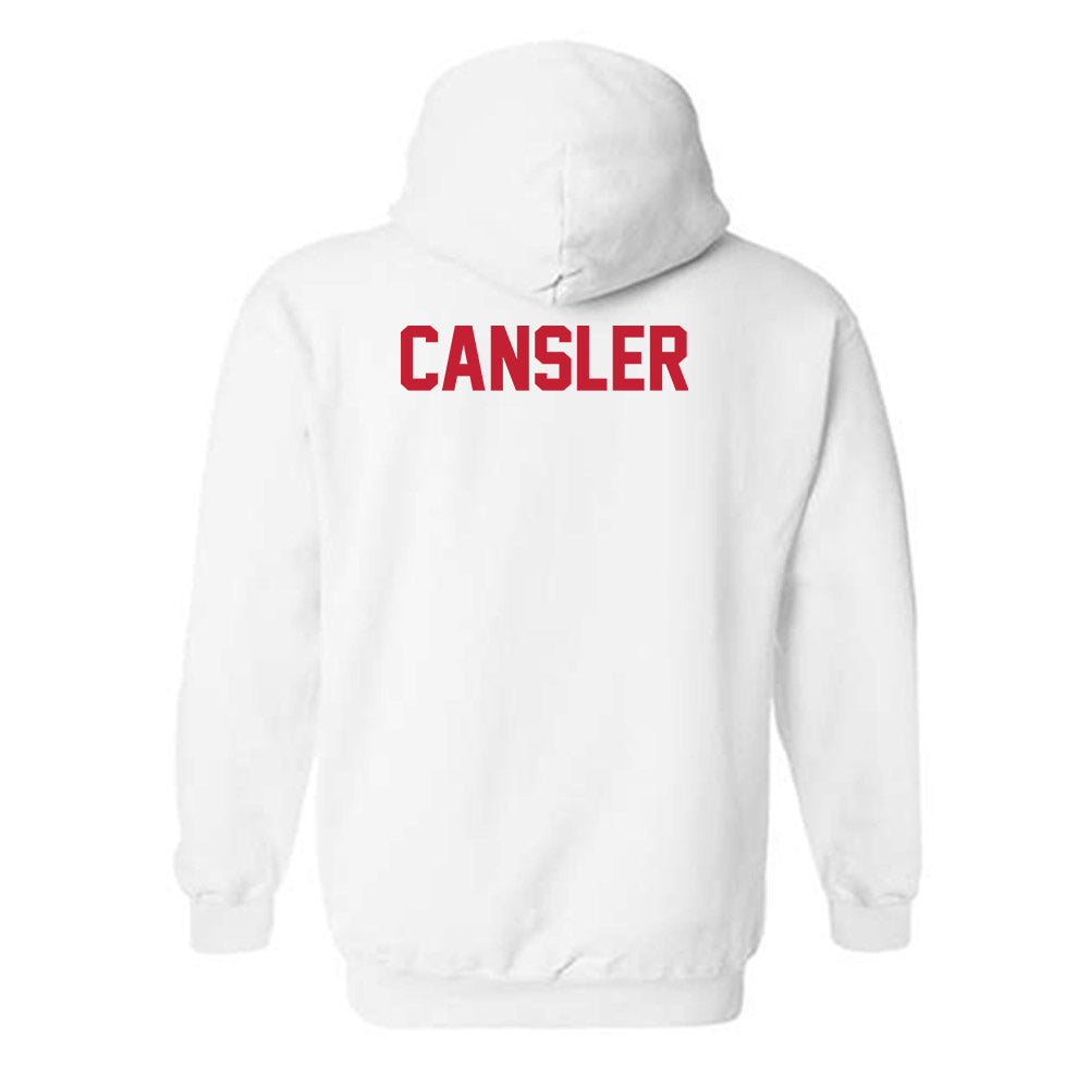 New Mexico - NCAA Women's Swimming & Diving : Myra Cansler - Classic Shersey Hooded Sweatshirt-1