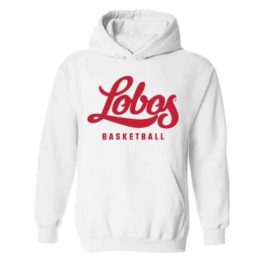 New Mexico - NCAA Men's Basketball : JT Rock - Classic Shersey Hooded Sweatshirt-0