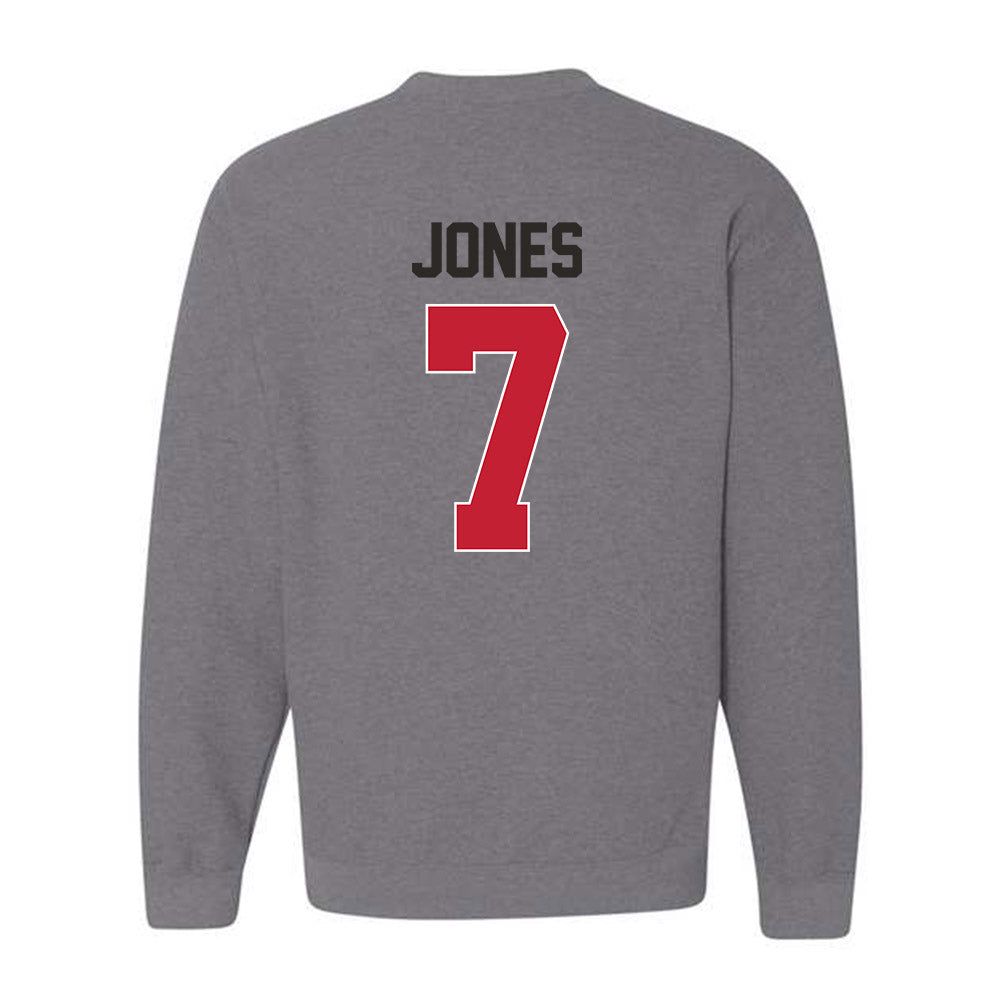 New Mexico - NCAA Men's Basketball : Sir Marius Jones - Classic Shersey Crewneck Sweatshirt-1