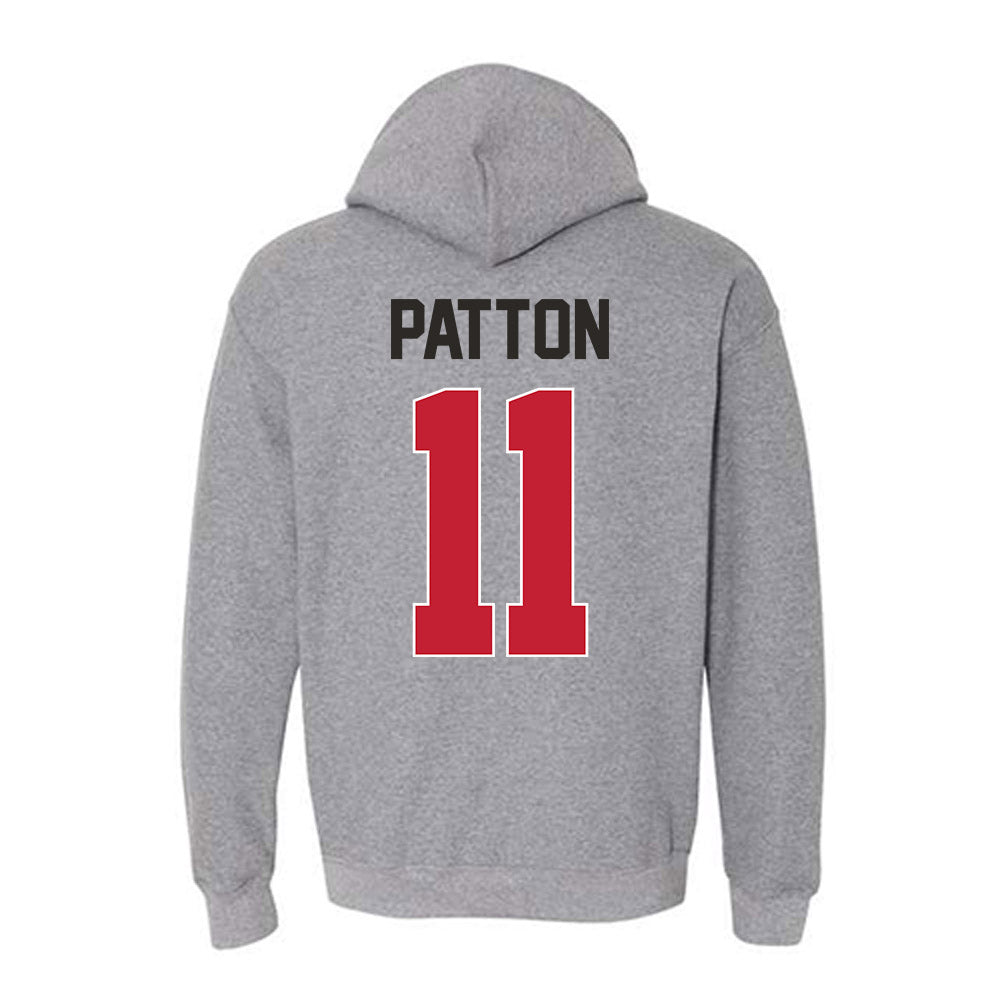 New Mexico - NCAA Men's Basketball : Kallai Patton - Classic Shersey Hooded Sweatshirt-1
