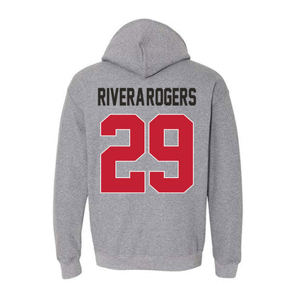 New Mexico - NCAA Football : Xavier Rivera-Rogers - Classic Shersey Hooded Sweatshirt-1