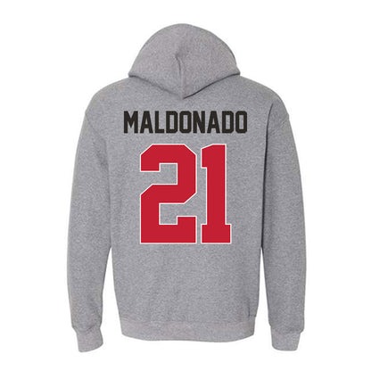 New Mexico - NCAA Football : Jacob Maldonado - Classic Shersey Hooded Sweatshirt-1