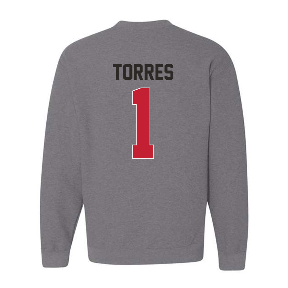 New Mexico - NCAA Football : Jahmir Torres - Classic Shersey Crewneck Sweatshirt-1