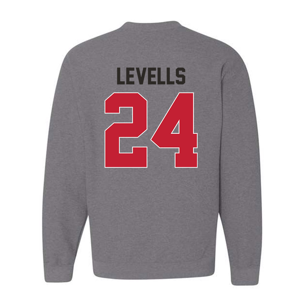 New Mexico - NCAA Football : Bear Levells - Classic Shersey Crewneck Sweatshirt-1