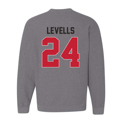 New Mexico - NCAA Football : Bear Levells - Classic Shersey Crewneck Sweatshirt-1