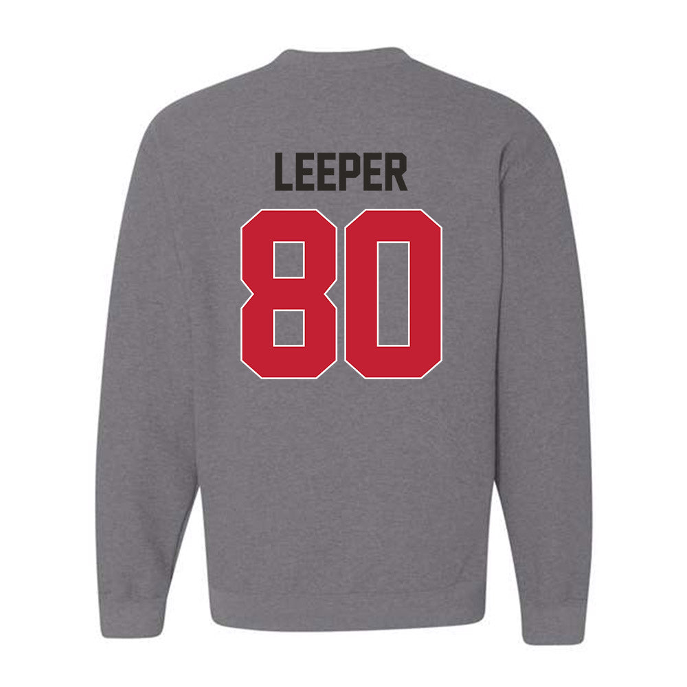 New Mexico - NCAA Football : Max Leeper - Classic Shersey Crewneck Sweatshirt-1