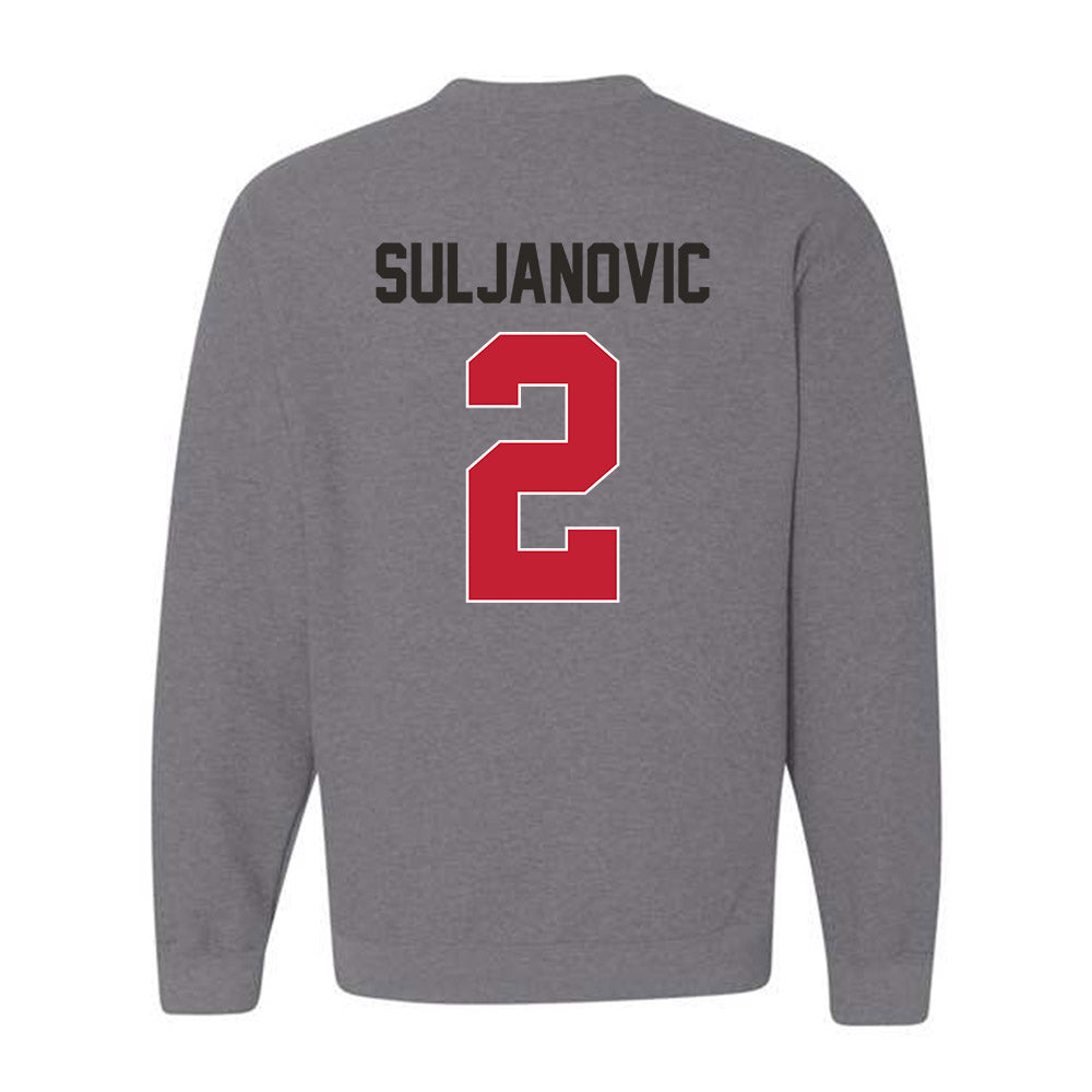 New Mexico - NCAA Men's Basketball : Imran Suljanovic - Classic Shersey Crewneck Sweatshirt-1