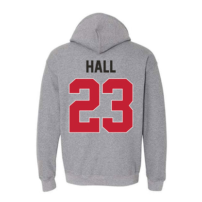 New Mexico - NCAA Men's Basketball : Jake Hall - Classic Shersey Hooded Sweatshirt-1