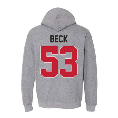 New Mexico - NCAA Football : Caden Beck - Classic Shersey Hooded Sweatshirt-1