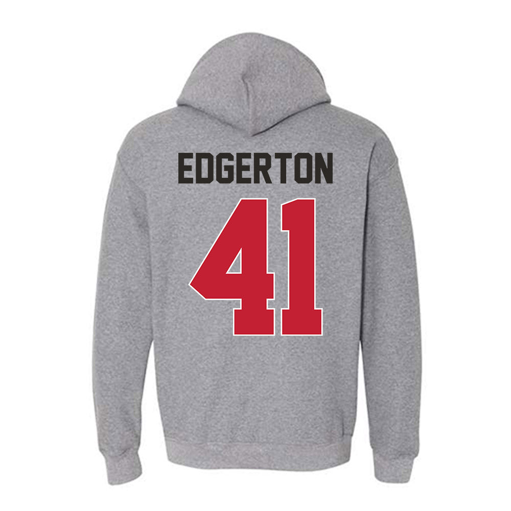 New Mexico - NCAA Baseball : Seth Edgerton - Classic Shersey Hooded Sweatshirt-1