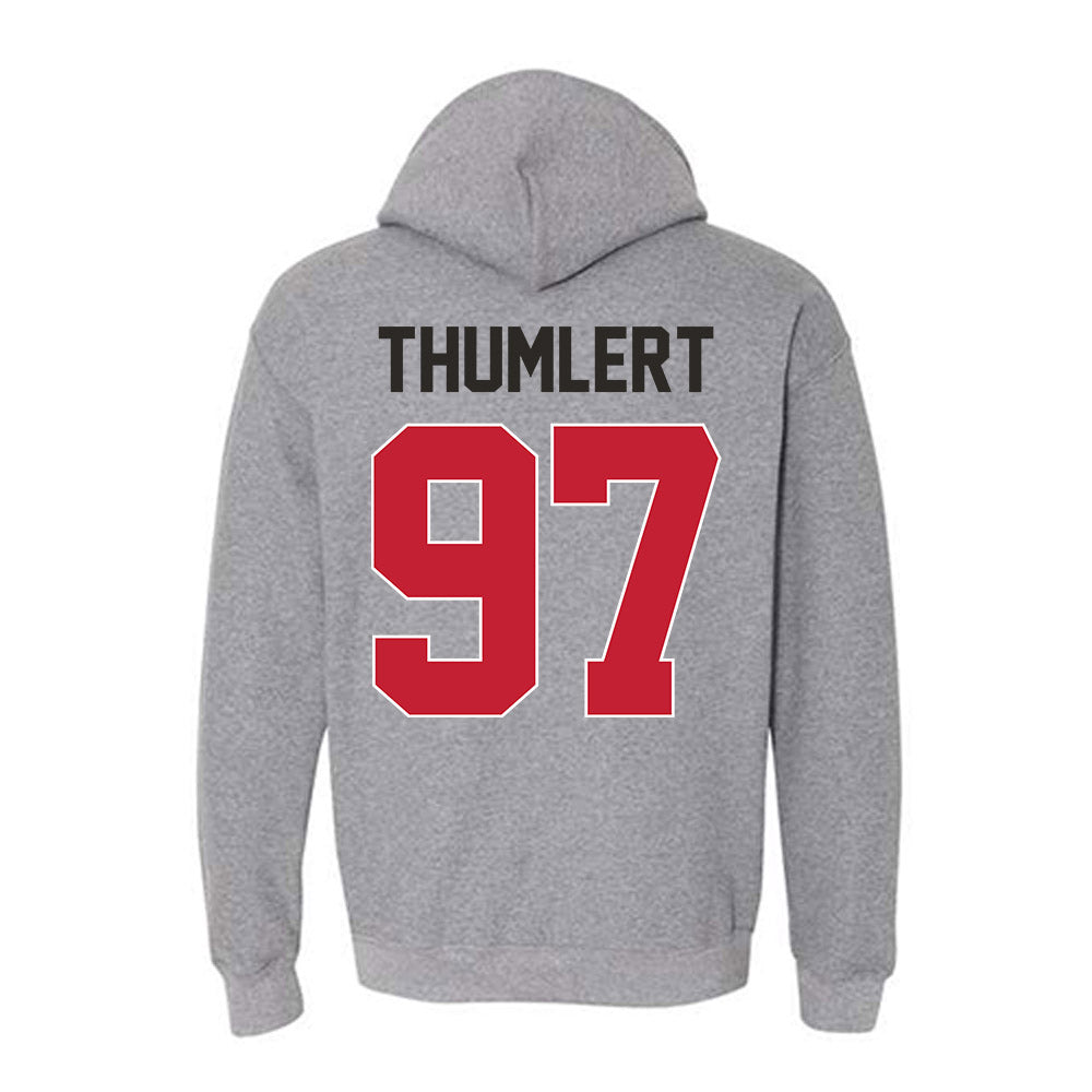 New Mexico - NCAA Football : Cody Thumlert - Classic Shersey Hooded Sweatshirt-1