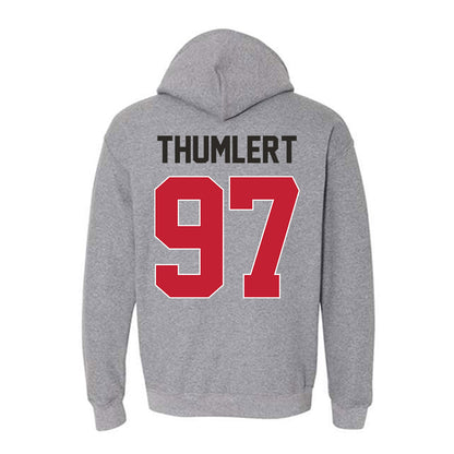 New Mexico - NCAA Football : Cody Thumlert - Classic Shersey Hooded Sweatshirt-1