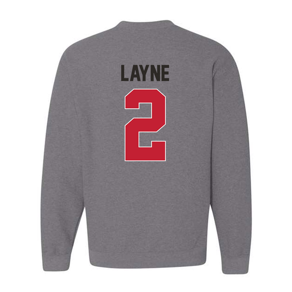 New Mexico - NCAA Football : Jack Layne - Classic Shersey Crewneck Sweatshirt-1
