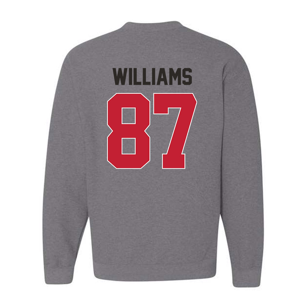 New Mexico - NCAA Football : Abraham Williams - Classic Shersey Crewneck Sweatshirt-1