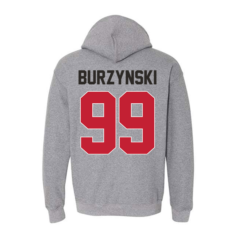 New Mexico - NCAA Football : Jack Burzynski - Classic Shersey Hooded Sweatshirt-1