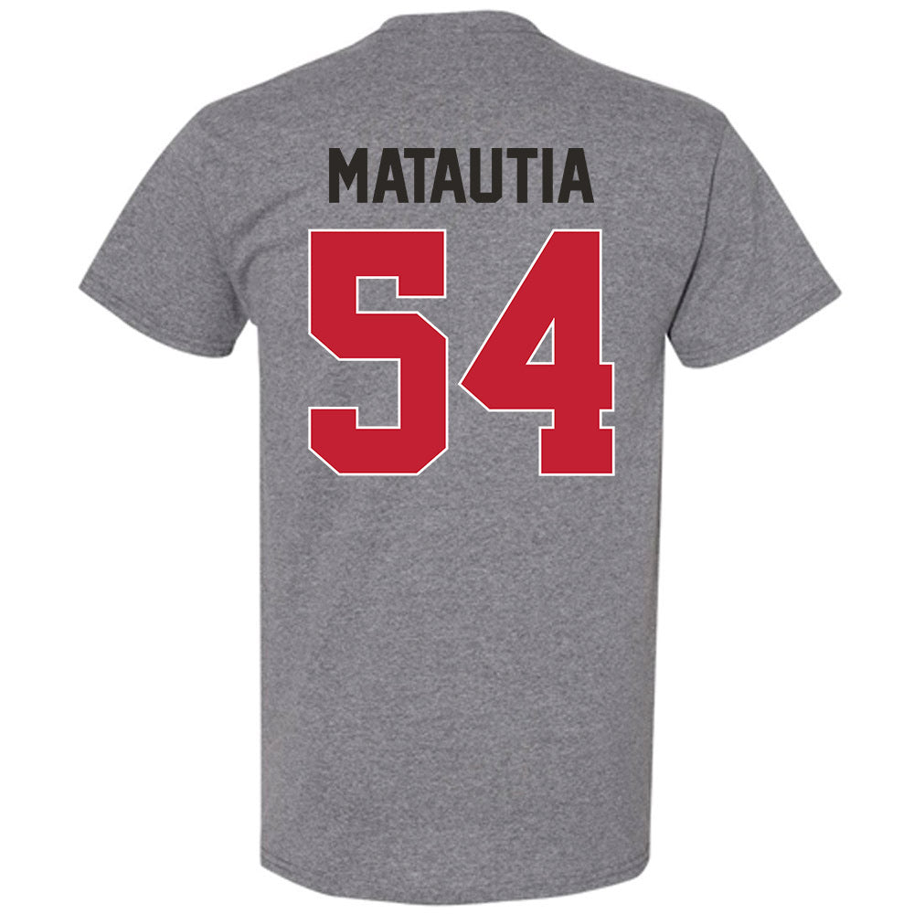 New Mexico - NCAA Football : Jojo Matautia - Classic Shersey T-Shirt-1