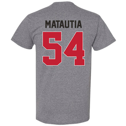 New Mexico - NCAA Football : Jojo Matautia - Classic Shersey T-Shirt-1