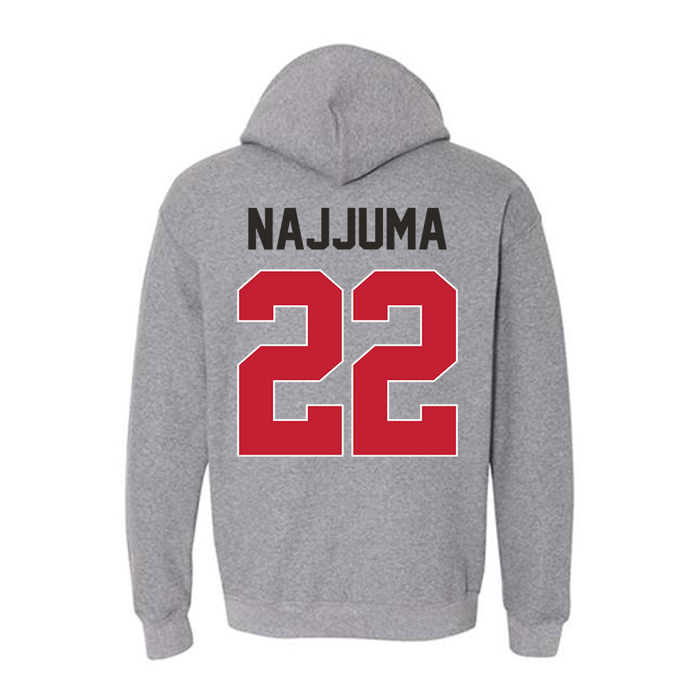 New Mexico - NCAA Women's Basketball : Maria Najjuma - Classic Shersey Hooded Sweatshirt-1