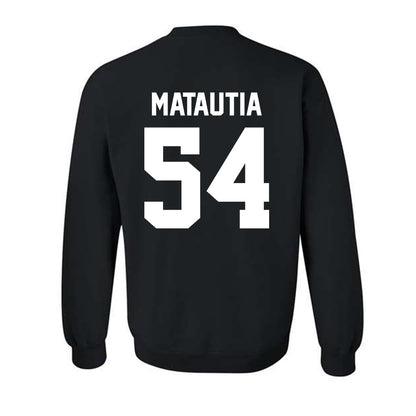 New Mexico - NCAA Football : Jojo Matautia - Classic Shersey Crewneck Sweatshirt-1