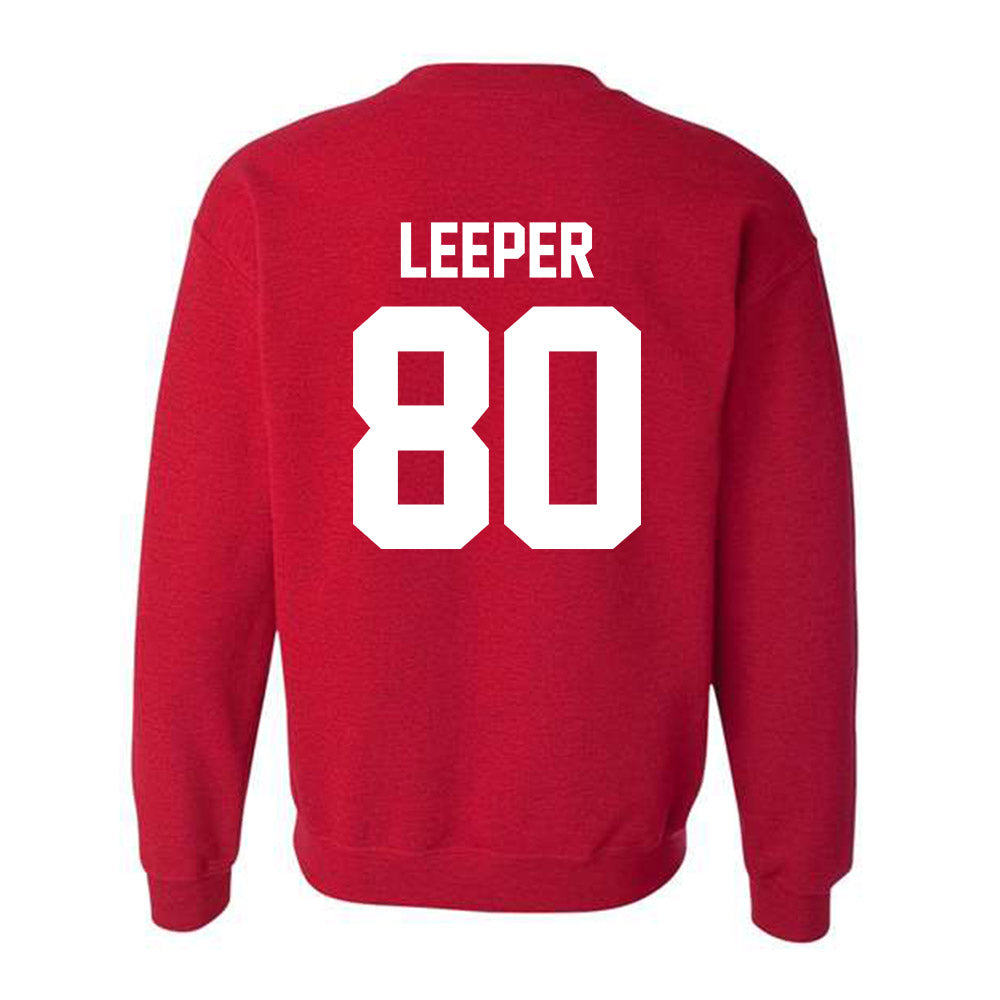 New Mexico - NCAA Football : Max Leeper - Classic Fashion Shersey Crewneck Sweatshirt-1