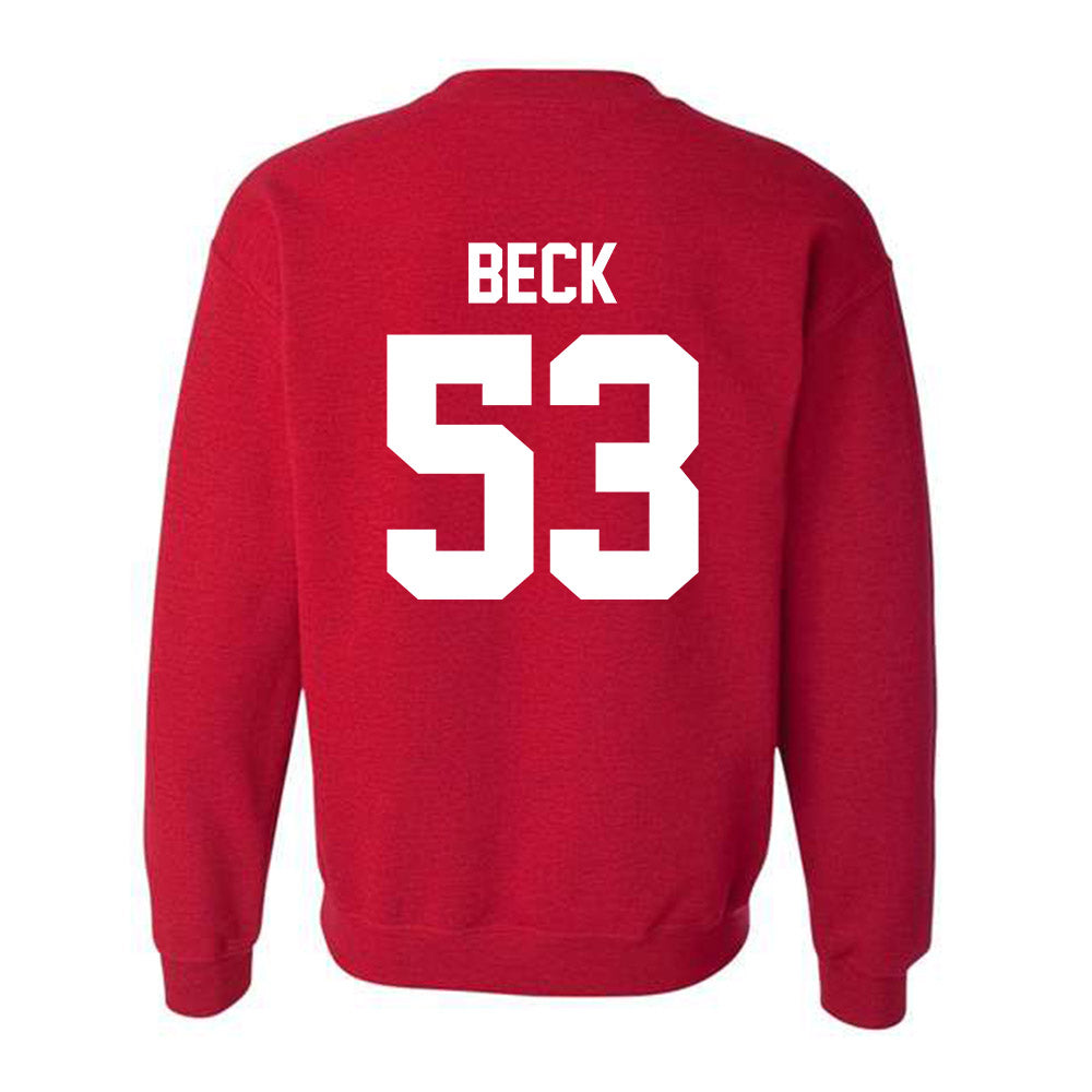 New Mexico - NCAA Football : Caden Beck - Classic Fashion Shersey Crewneck Sweatshirt-1
