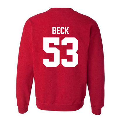 New Mexico - NCAA Football : Caden Beck - Classic Fashion Shersey Crewneck Sweatshirt-1