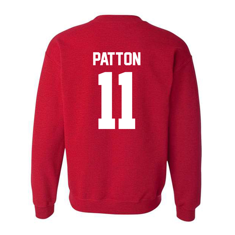 New Mexico - NCAA Men's Basketball : Kallai Patton - Classic Fashion Shersey Crewneck Sweatshirt-1