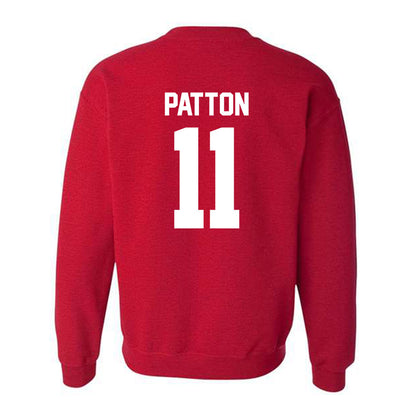 New Mexico - NCAA Men's Basketball : Kallai Patton - Classic Fashion Shersey Crewneck Sweatshirt-1
