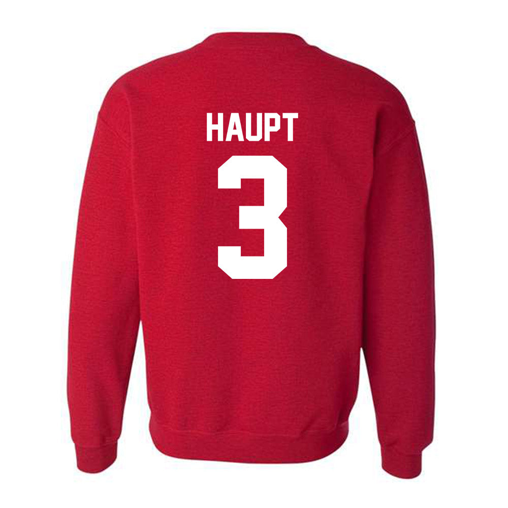 New Mexico - NCAA Men's Basketball : Luke Haupt - Classic Fashion Shersey Crewneck Sweatshirt-1